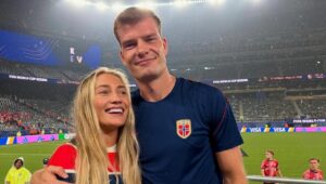 Pareja de Alexander Sorloth impacta al revelar amenazas tras eliminación de Noruega del Mundial
