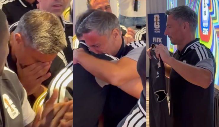 Árbitro elegido para la final del Mundial lloró tras ser designado: Abrazó a Pierluigi Collina
