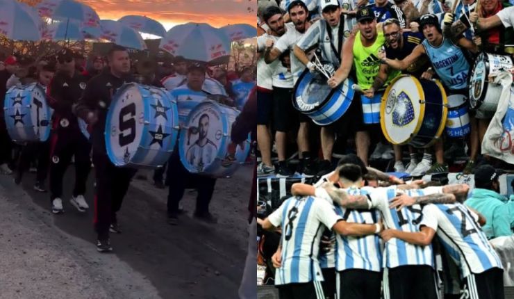 Tras perder la final del Mundial: La singular canción de hinchas argentinos que menciona a Chile