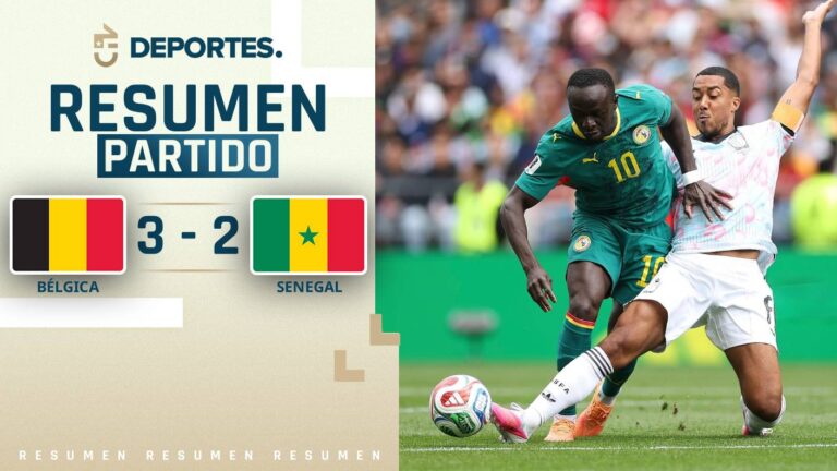 Bélgica vs Senegal | Goles, resumen y compacto del partido por el Mundial