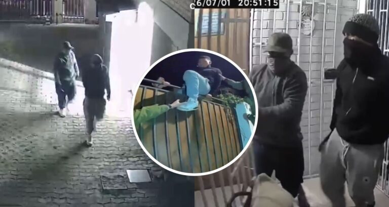 Delincuentes fueron sorprendidos in fraganti tras robo en La Reina: Dueña de casa los detectó por cámaras