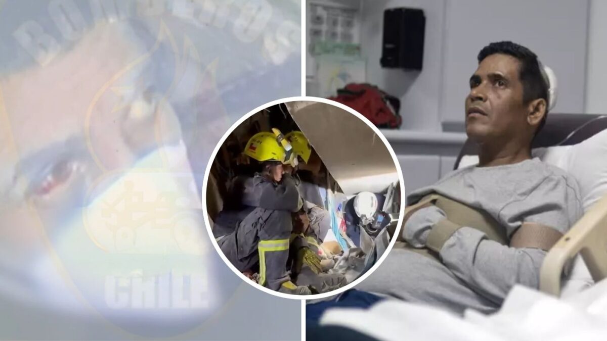 Sobreviviente rescatado por Bomberos chilenos en Venezuela relata su experiencia bajo los escombros