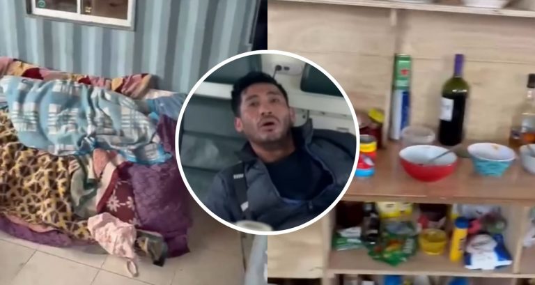 VIDEO | Entre comida y vinos: Captan cómo quedó el refugio que salvó a 