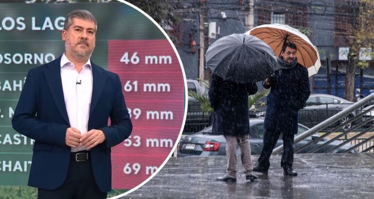 Las lluvias no darán tregua: Eduardo Sáez reveló cuánto podría caer durante el fin de semana