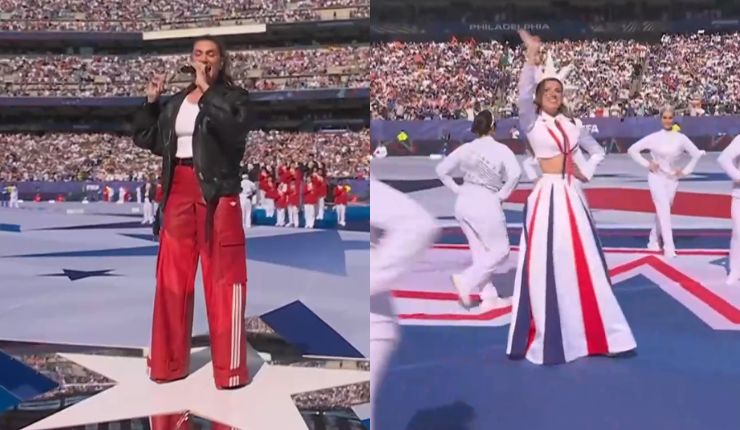 Con show especial: Previa de Paraguay vs Francia tuvo ceremonia por Día de la Independencia en EEUU