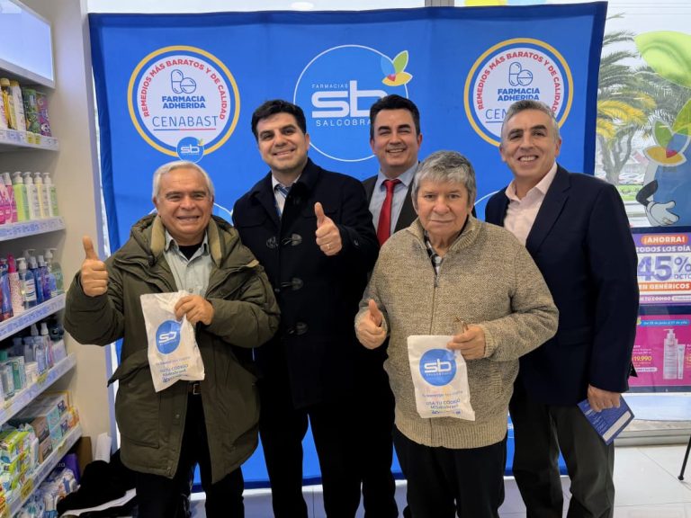 Cenabast, Hospital de Los Ángeles y Salcobrand inician piloto para el retiro de medicamentos gratuitos en sus farmacias