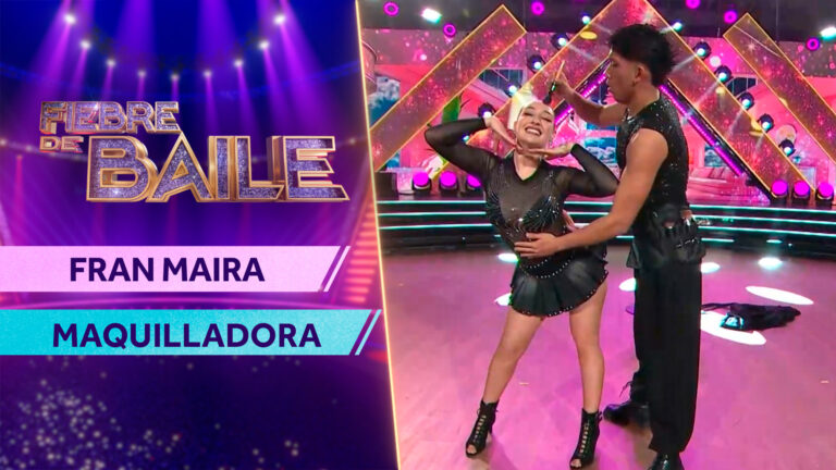 ¡Sombra aquí y sombra allá! Fran Maira se la jugó con una energética presentación en Fiebre de Baile