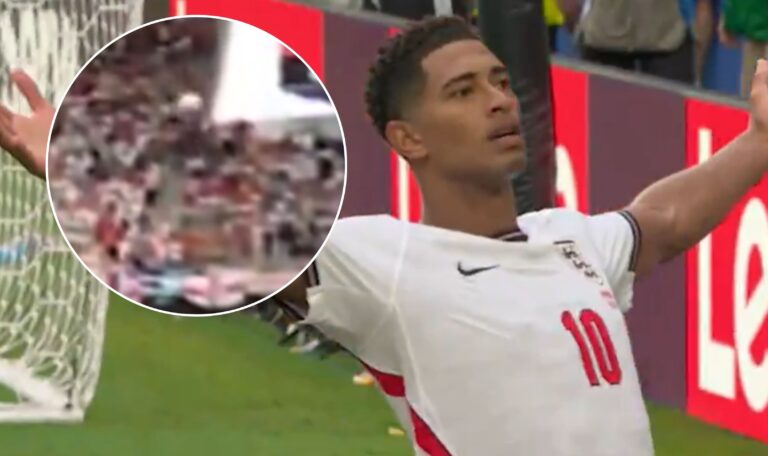 Polémica en Inglaterra vs Noruega: Cuestionan gol de Jude Bellingham por supuesto toque en un cable