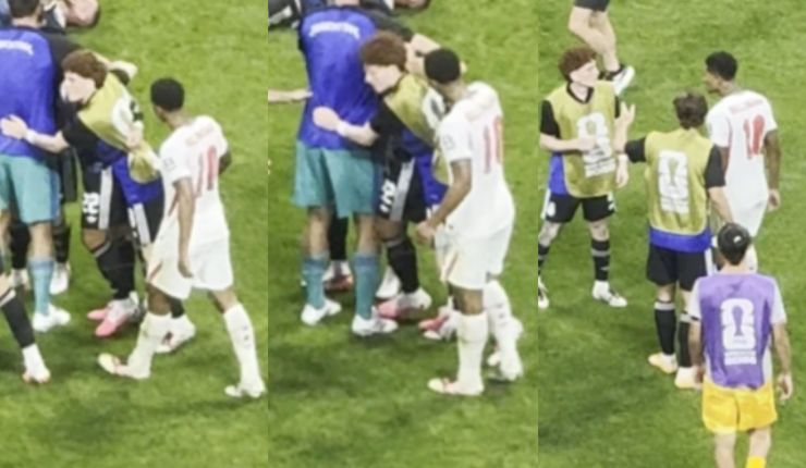 No aguantó: La furiosa reacción de Jude Bellingham con Valentín Barco tras celebración de Argentina