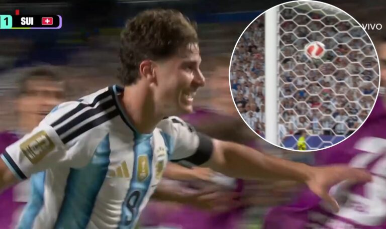 Apareció La Araña: Julián Álvarez rompió el cerrojo de Suiza tranquilizó a Argentina con espectacular golazo