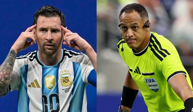 El episodio de Messi con árbitro que estará en Argentina vs Inglaterra: Juez tuvo que disculparse
