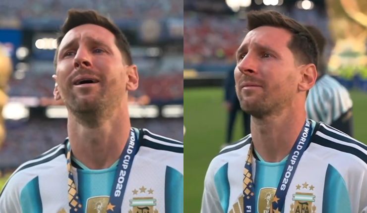 Se le escapó el título: El llanto de Messi tras derrota de Argentina ante España en final del Mundial