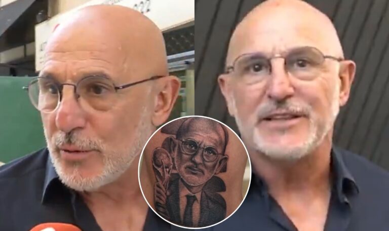 ¿Le gustó? La reacción de Luis de la Fuente por llamativo tatuaje de Marc Cucurella