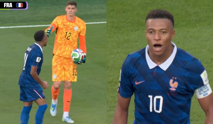 La actitud de Mbappé que llamó la atención: Jugador de Paraguay lo quiso saludar y ni lo miró