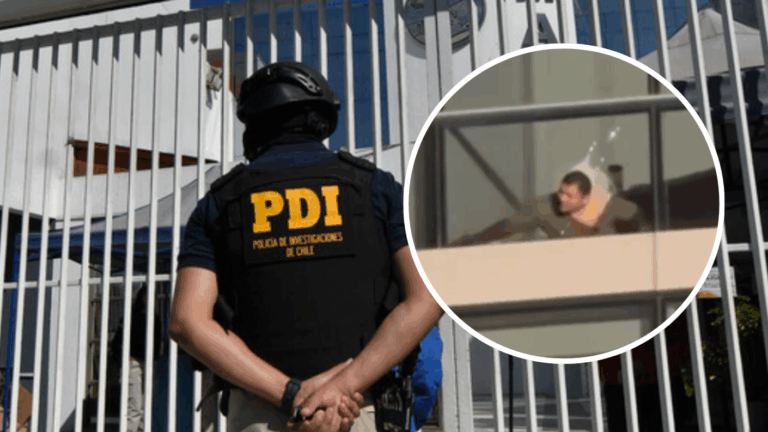 Quién es el suboficial de la PDI y por qué se parapetó en edificio: Fue grabado pidiendo ayuda