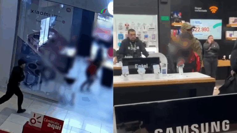 Tres menores de edad detenidos tras violento turbazo en mall de Maipú: Robaron casi $6 millones en celulares
