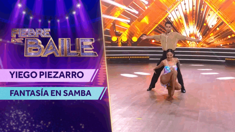 En medio de los aplausos del público: Yiego Pizarro trajo una samba a la pista de Fiebre de Baile