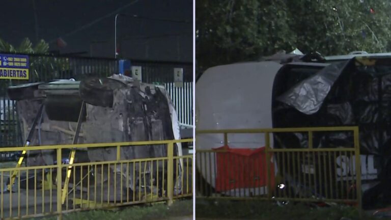 Conductor muere tras colisión en San Bernardo: Vehículo terminó impactando contra fachada de una iglesia