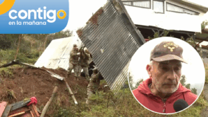 “No estaría con vida...”: El llamado de vecino que perdió su casa en Corral tras deslizamiento de tierra