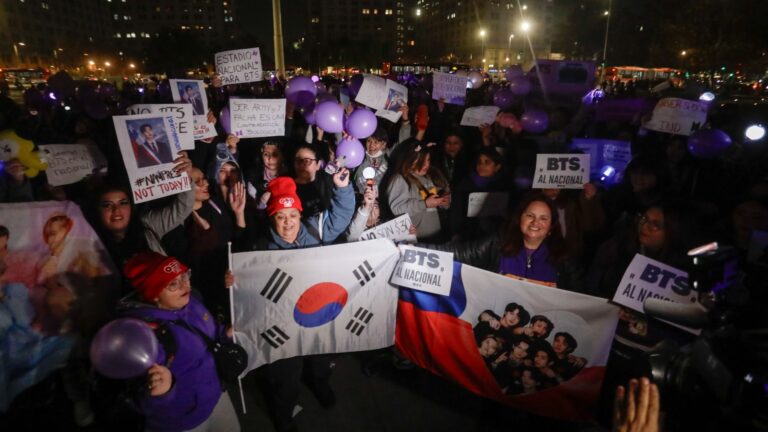 Gobierno reevaluará shows de BTS en el Nacional tras masivas protestas