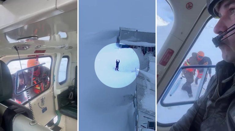 VIDEO | Revelan momento exacto en que encuentran a desaparecidos en Cajón del Maipo