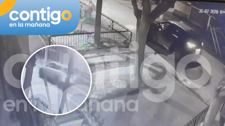 EXCLUSIVO | Cámaras de seguridad registraron al vehículo involucrado en fatal asalto en Huechuraba