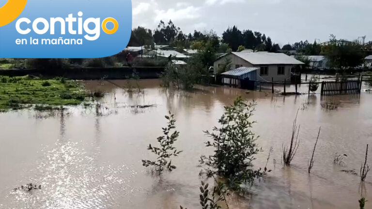 Más de 60 personas evacuadas: Casas terminaron inundadas tras desborde del río Ñuble
