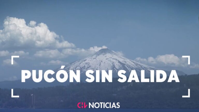 Pucón: Una sola ruta para escapar del volcán y emergencias
