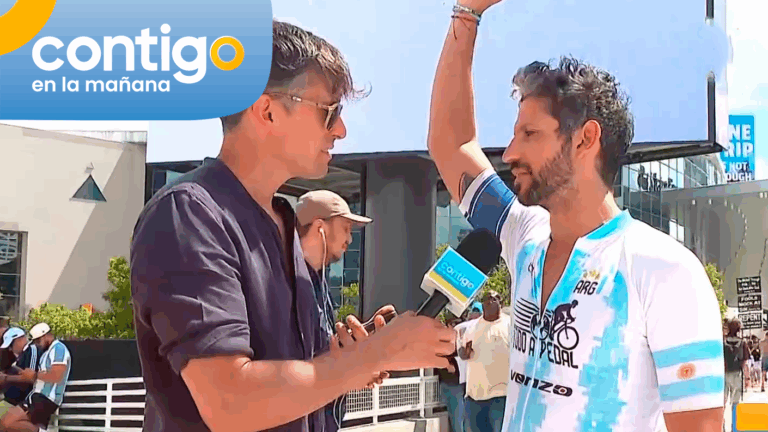 “Hasta donde Dios decida”: Argentino pedaleó por 11 países y 6 mil kilómetros para ver a su selección