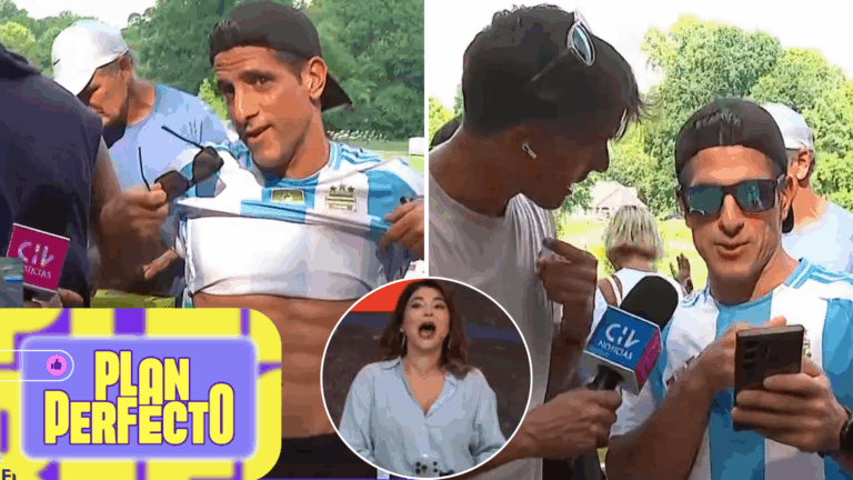 ¡Hay match! Roberto Cox hizo de Cupido entre Antonella Ríos y un hincha de la selección argentina