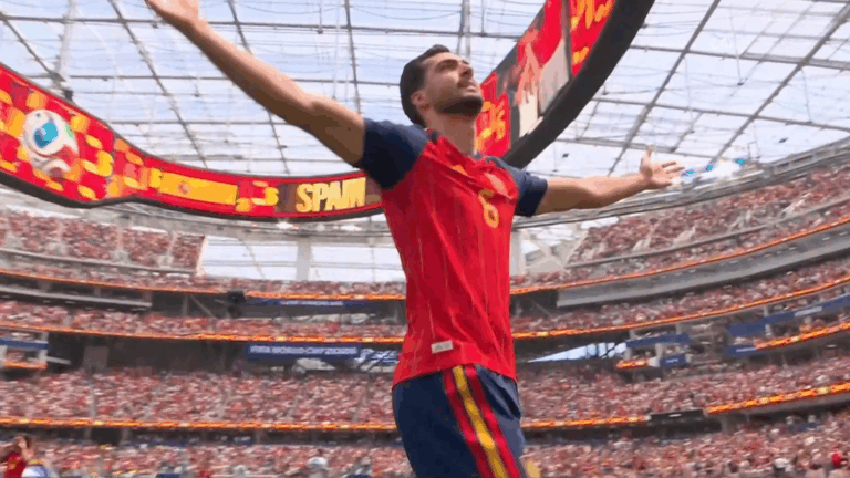 ¡Con un gol sobre el final del segundo tiempo! España volvió a ponerse en ventaja ante Bélgica
