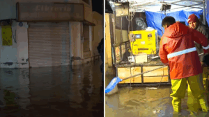 Con solo 23 milímetros: Centro de Ovalle sufrió inundaciones en las primeras horas del sistema frontal