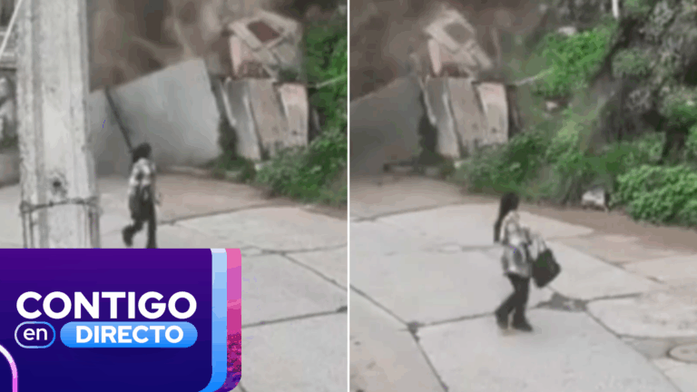 VIDEO | “Me salvé por poquito”: El dramático relato de mujer que esquivó por segundos derrumbe en Valparaíso