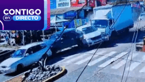 VIDEO | Camión perdió los frenos e impactó a nueve vehículos en feria libre de Cartagena: Hay 13 lesionados