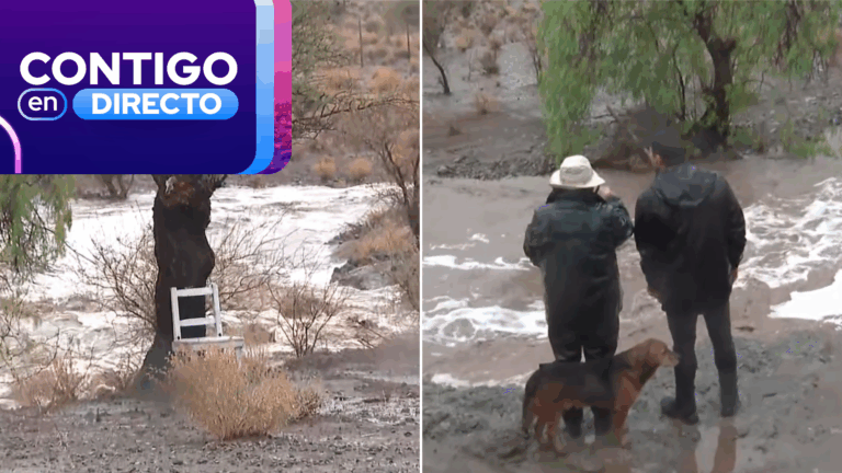 Preocupación por desborde de estero Aucó en Illapel: Vecino se niega a evacuar su vivienda pese a lluvias