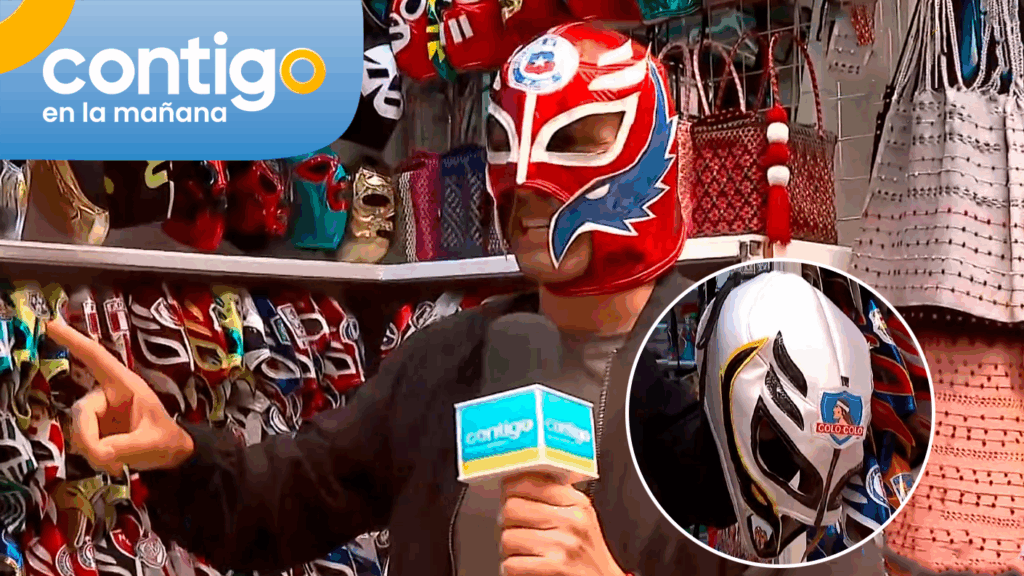 Roberto Cox sorprendió a panel de Contigo en la Mañana con máscaras de lucha con equipos de fútbol