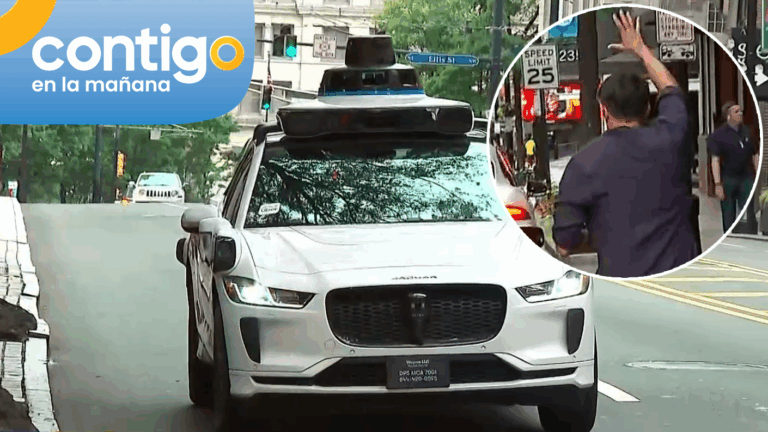 ¿No pasó susto? Roberto Cox mostró en vivo la experiencia de ser pasajero de un taxi sin conductor