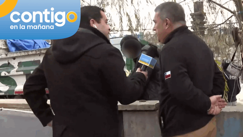 “Se lo va a llevar el río”: Alcalde Desbordes intentó persuadir a hombre en ruco para dejar el Mapocho