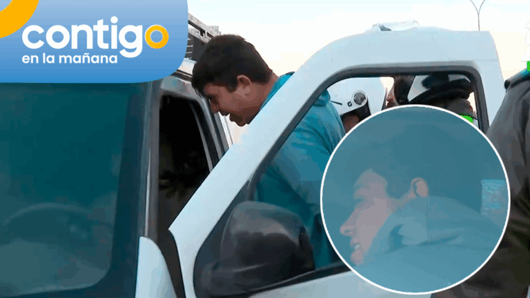 Sujeto fue detenido en vivo en medio de fiscalización: Tenía dos órdenes de detención por estafa