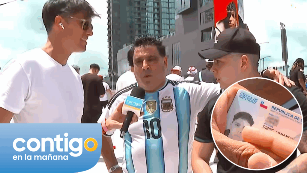 El chileno que le puso Diego Armando a su hijo y que fue al Mundial a apoyar a Argentina: “Nos gusta...”