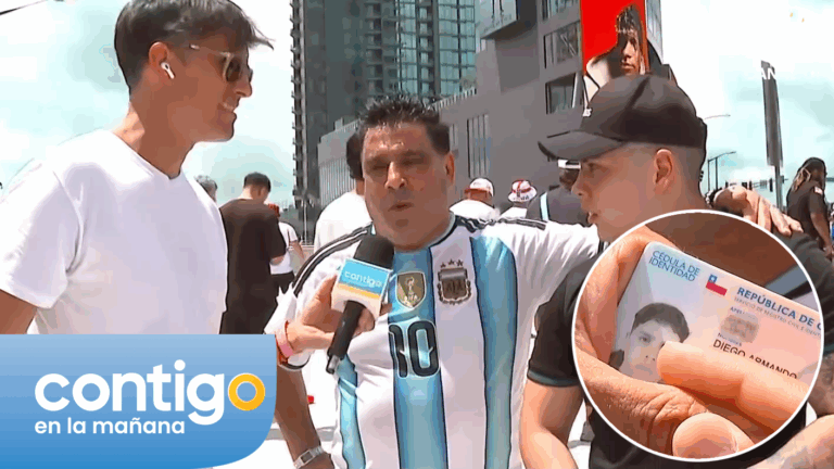El chileno que le puso Diego Armando a su hijo y que fue al Mundial a apoyar a Argentina: “Nos gusta...”