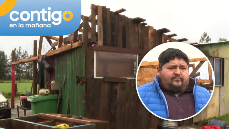 El dramático relato del dueño de casa destruida tras paso del tornado: “Cayeron granizos como pelotas de ping-pong”