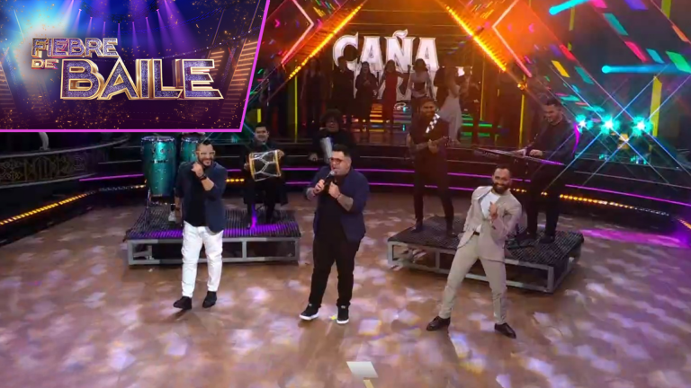 ¡Directo desde Puerto Rico a Fiebre de Baile!  Caña Brava encendió la noche con sus mejores temas