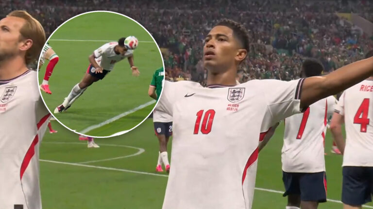 ¡Abrió la cuenta con un cabezazo! Inglaterra golpeó primero y marcó el 1-0 contra México