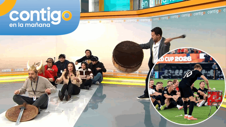 Los vikingos del matinal: Contigo en la Mañana homenajeó viral celebración de Noruega en el Mundial