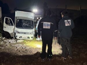Investigan homicidio en Paine: Hombre fue encontrado baleado junto a camión con chatarra