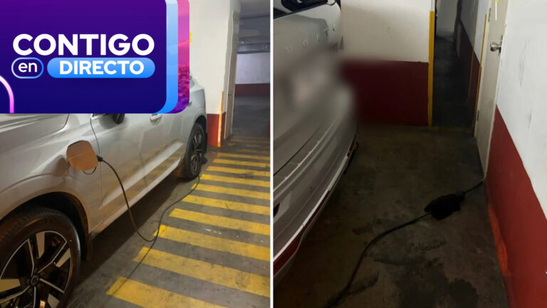 Tras riesgo de incendio: Denuncian a vecino de realizar instalación hechiza para cargar su vehículo eléctrico