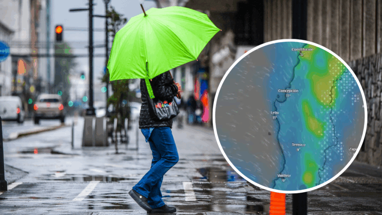 Ya comenzaron las lluvias: El sur concentra las primeras regiones afectadas por el sistema frontal