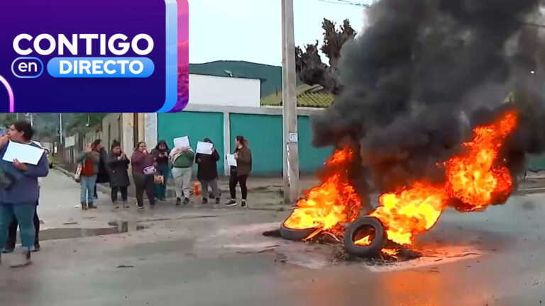 Con barricadas incluidas: Vecinos de Limache protestan tras estar cinco días sin agua ni luz 