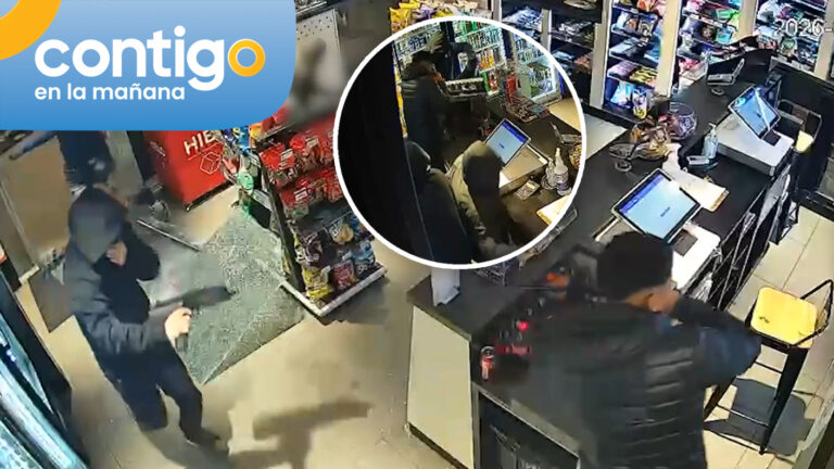 VIDEO | Menores de edad fueron detenidos tras protagonizar violento robo a servicentro en San Bernardo